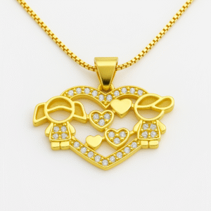 Colar Casal de Filhos - União