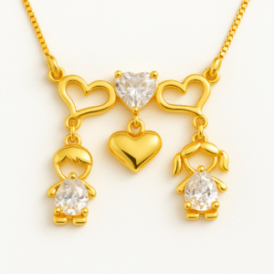 Colar Casal de Filhos - Afeto