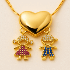 Colar Casal de filhos - Herança