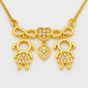 Colar Meninas - Elos infinitos