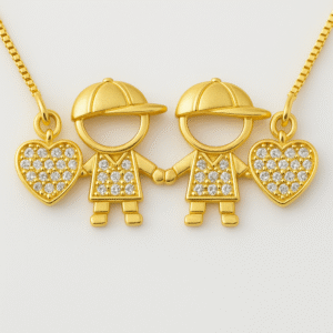 Colar Meninos - Laço Materno