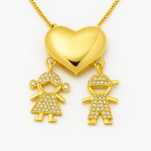 Colar Casal de Filhos - Colo