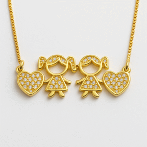 Colar Meninas - Laço Materno