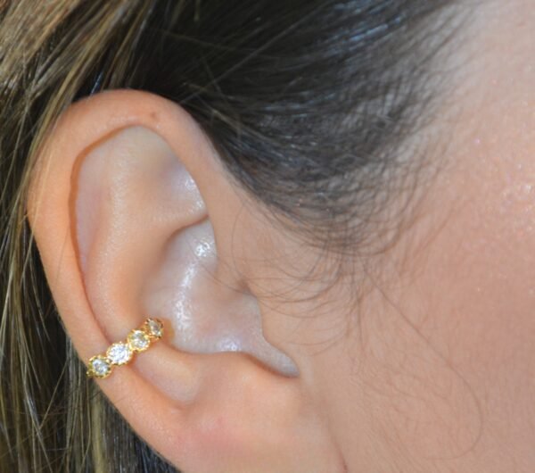 Fake Piercing 4 pontos de luz - Imagem 3