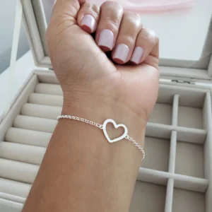 Pulseira coração