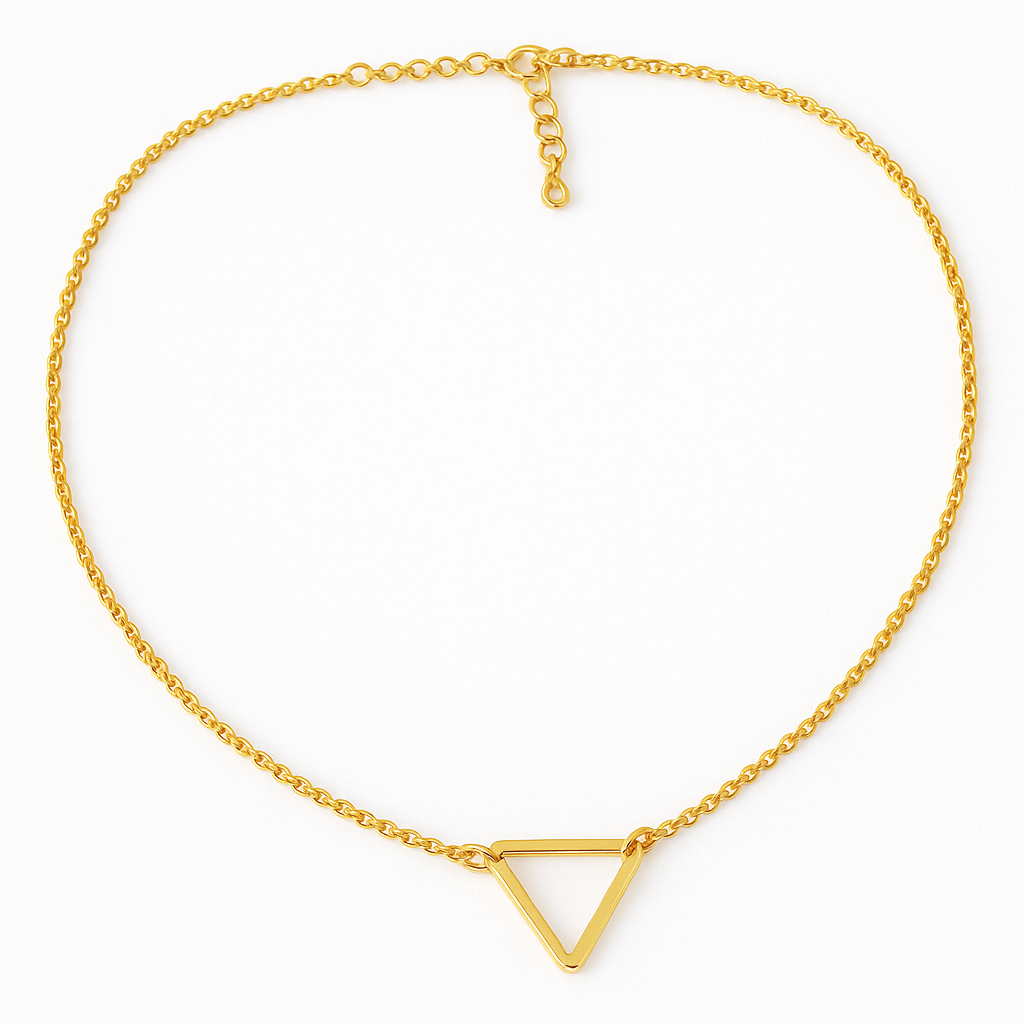 Gargantilha triângulo