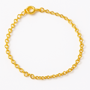 Pulseira corações fina